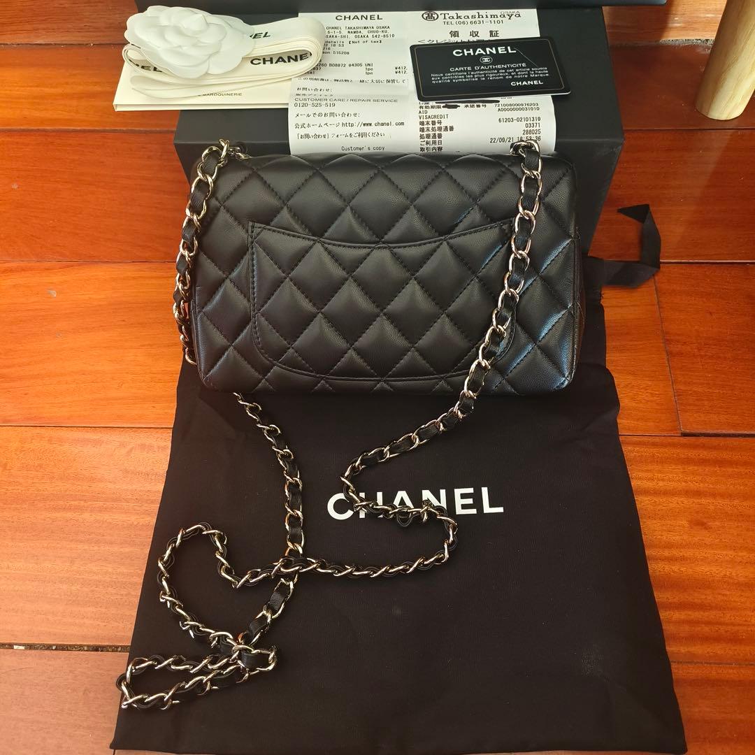 【実写画像】 ブラック キルティング ショルダーバッグ