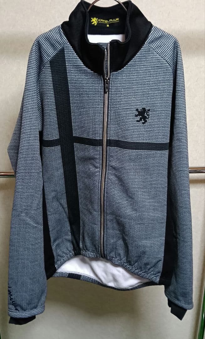 カペルミュール 千鳥柄 裏起毛 プレミアムジャケット 長袖ジャージ／M