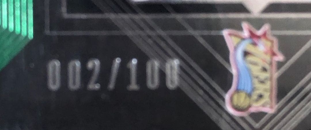 ALLEN IVERSON アレン・アイバーソン  実使用ジャージカード