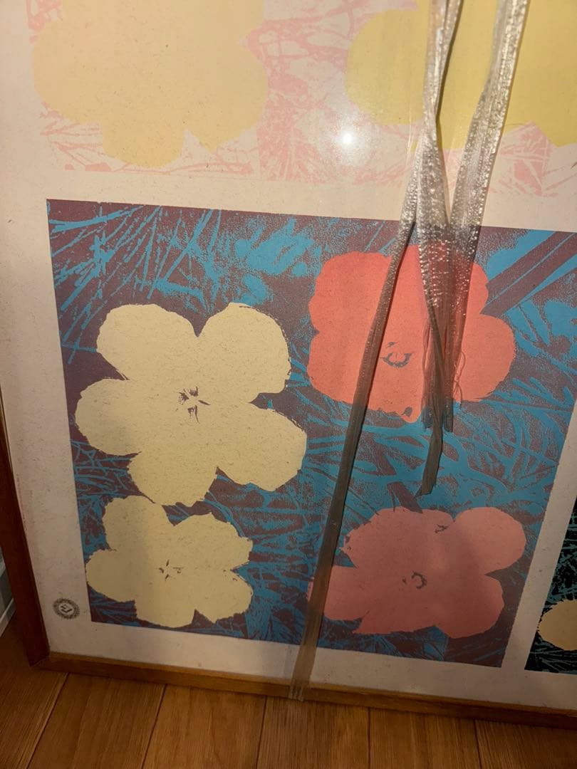 アンディウォーホル　フラワー　公式複製　特大