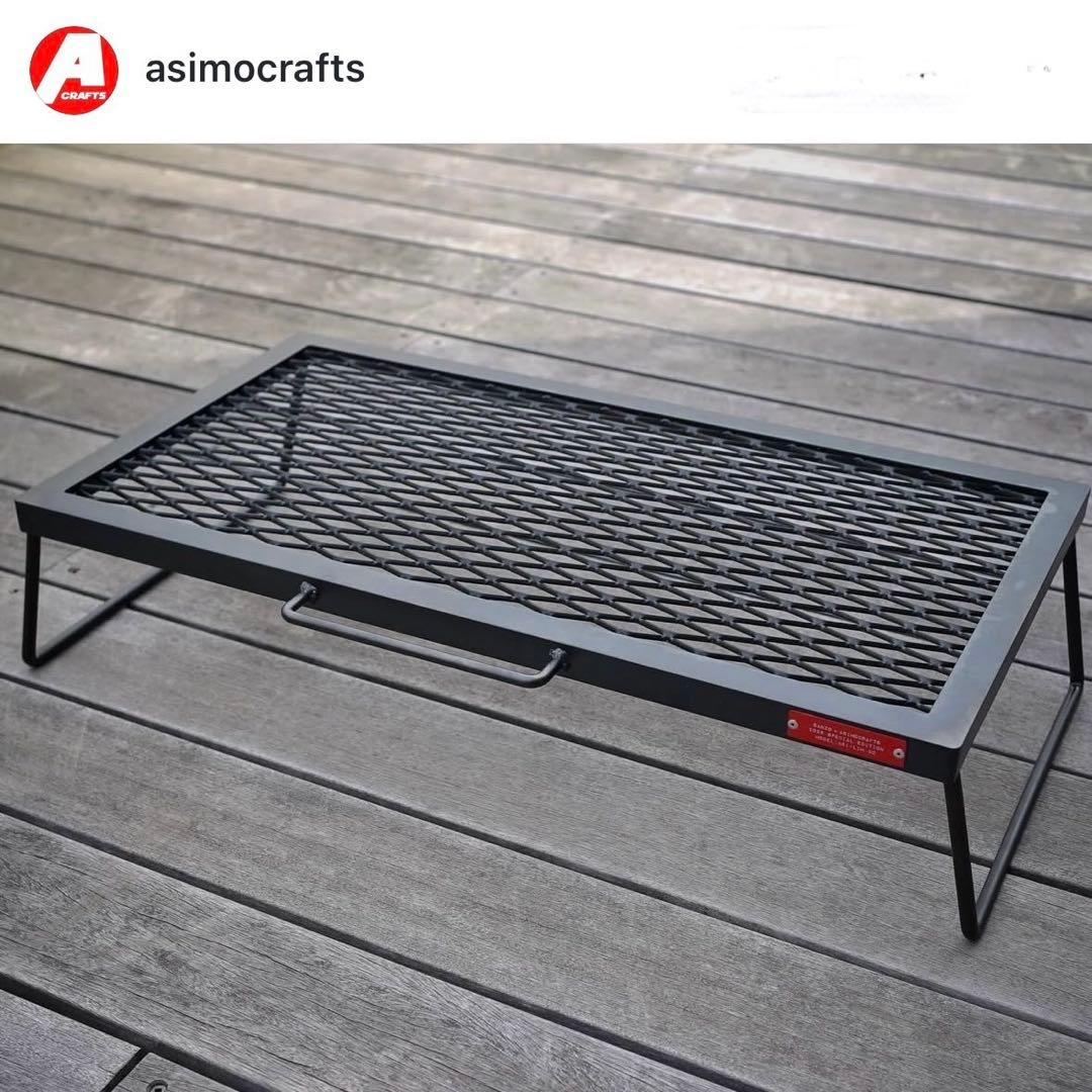 ★フィールドスタイル★ アイアンテーブル低RED 限定 asimocrafts