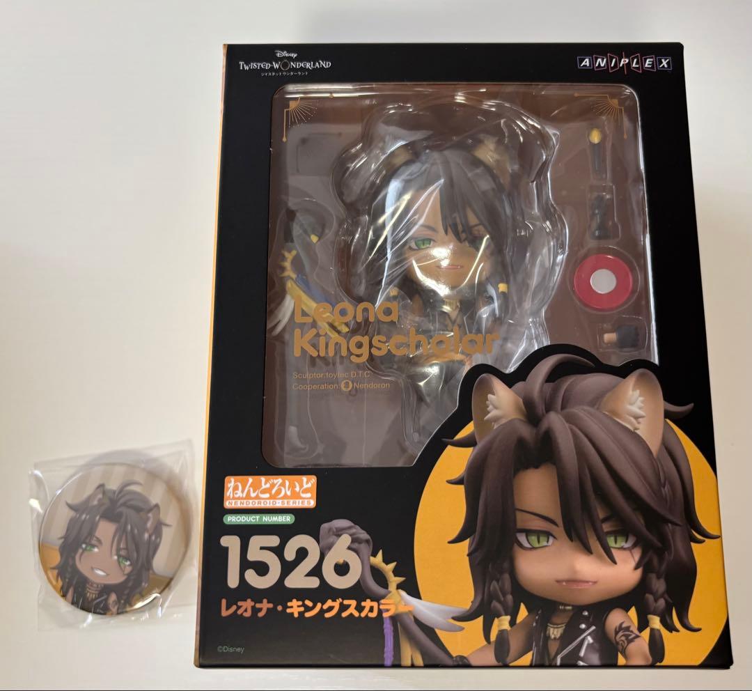 ツイステ ねんどろいど レオナ 缶バッジ付き