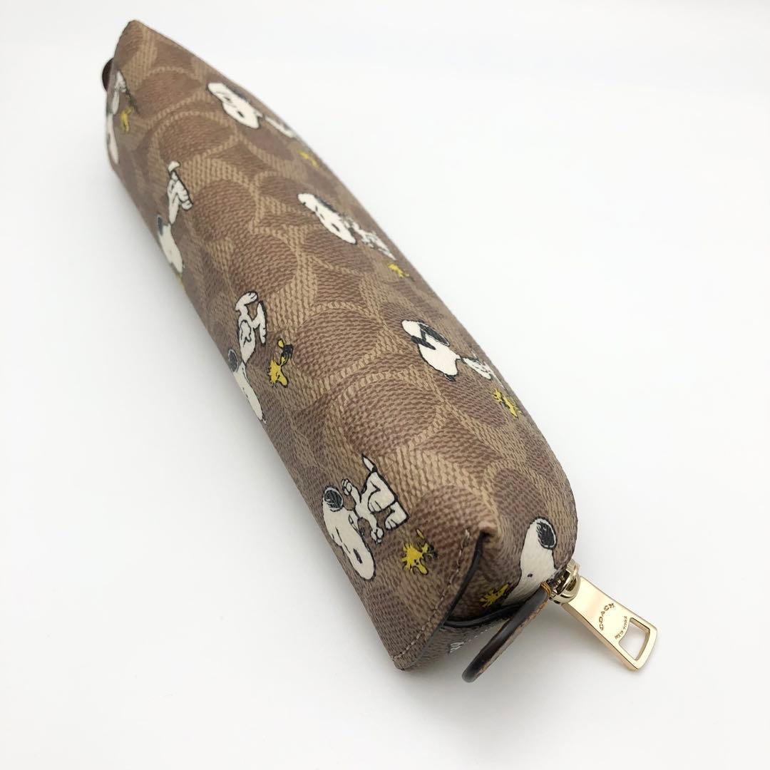 COACHxPEANUTSコラボ ★大人気★ ペンシルケース スヌーピー 新品