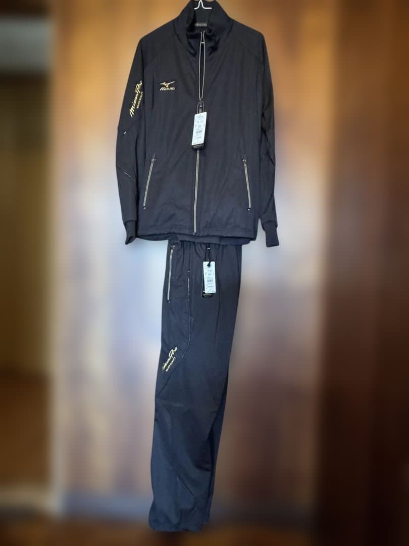 未使用タグ付き　ミズノプロジャージ上下