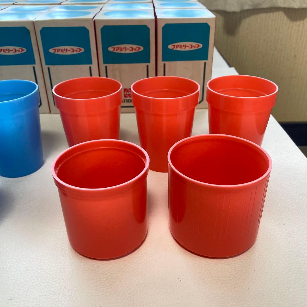 ナショナル ファミリーコップ グラス 30個 ポップ 昭和 レトロ 新品