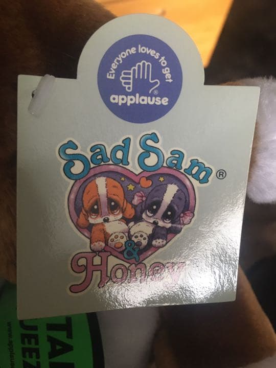 Sad Sam いぬわんたん ぬいぐるみ