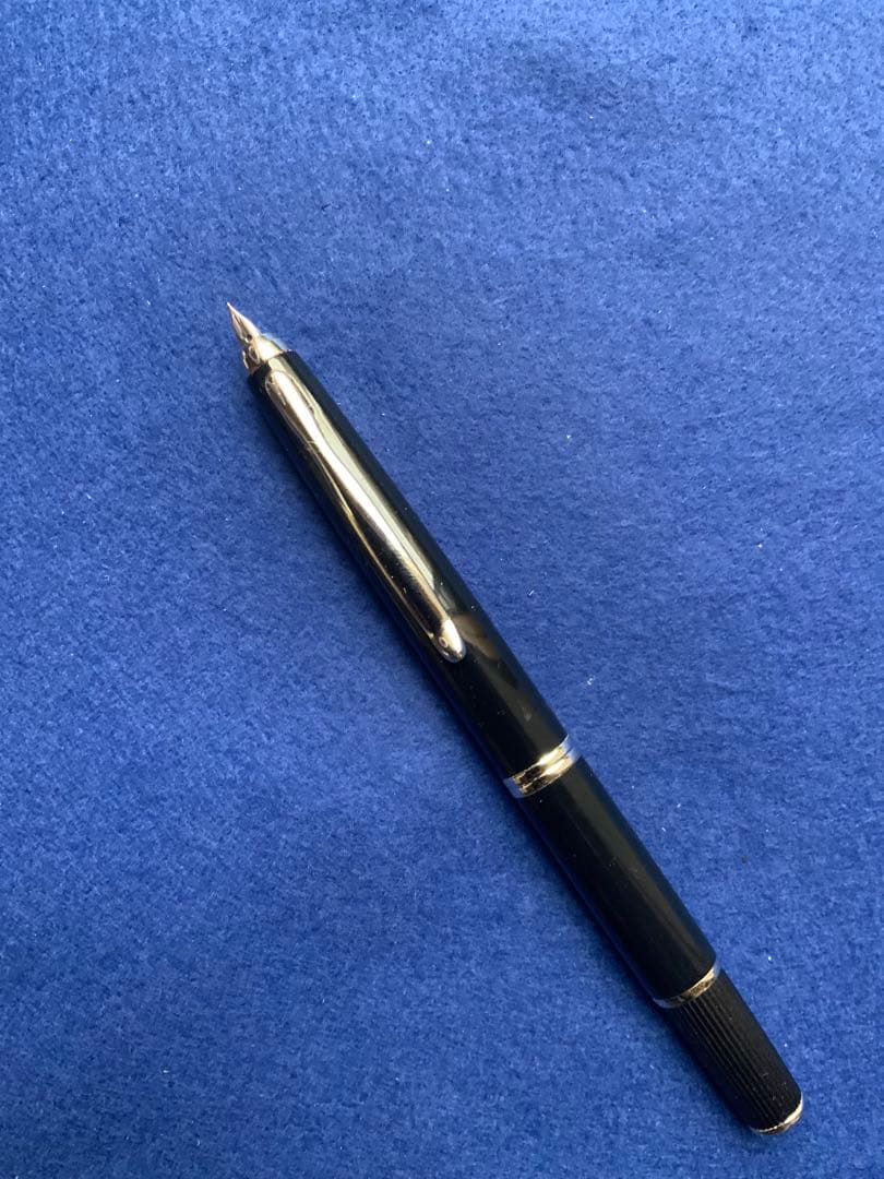 パイロット万年筆　フェルモ　ブラックシルバートリム　プレスコンバータ付き