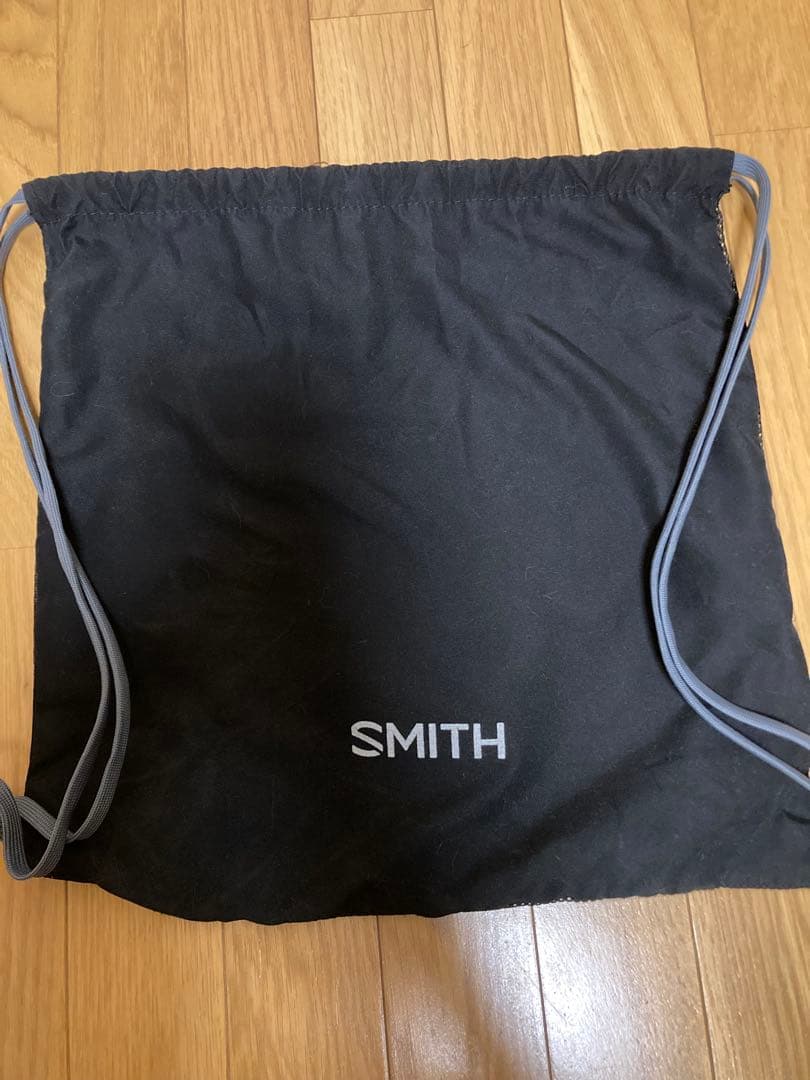 SMITH MAZEマットグレー ×チェックヘルメットMサイズ55-59センチ