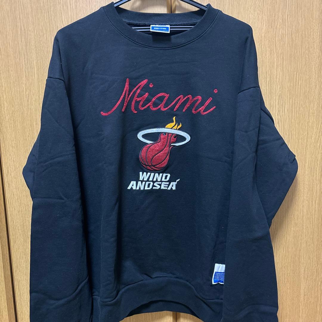 ウェア wind and sea NBA miami HEAT MIAMI XL