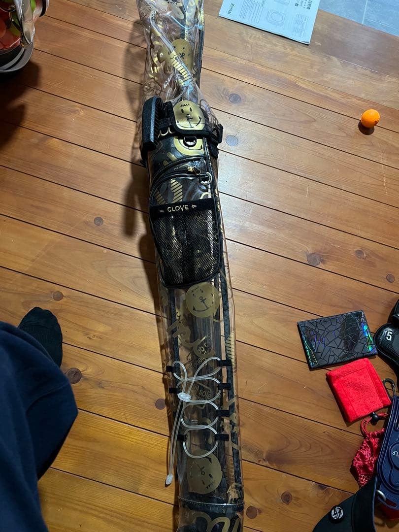 黒男様　ムータのゴルフクラブケース　クリア