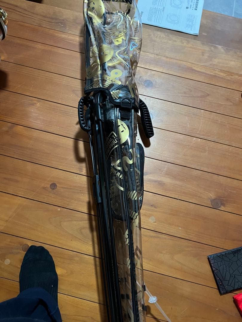 黒男様　ムータのゴルフクラブケース　クリア