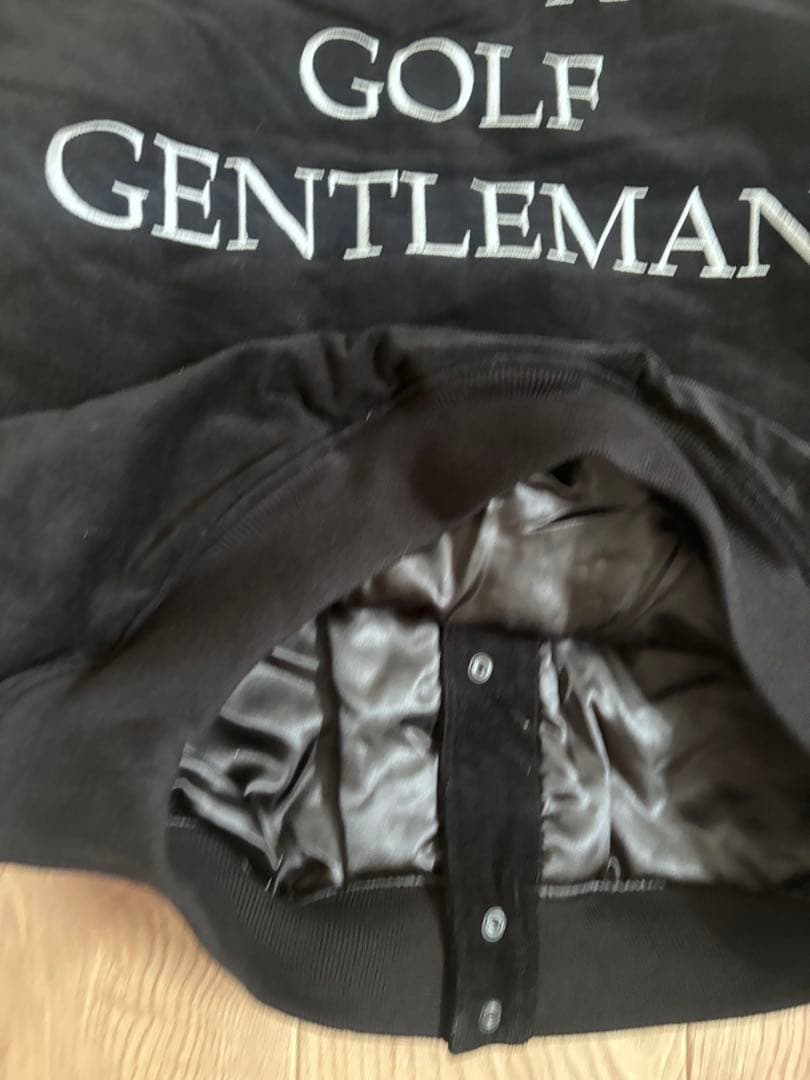 コーデュロイ中綿ジャケット　ブラック　M