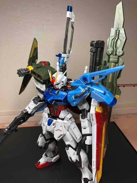 MG パーフェクトストライクガンダム　スペシャルコーティング　完成品　無塗装