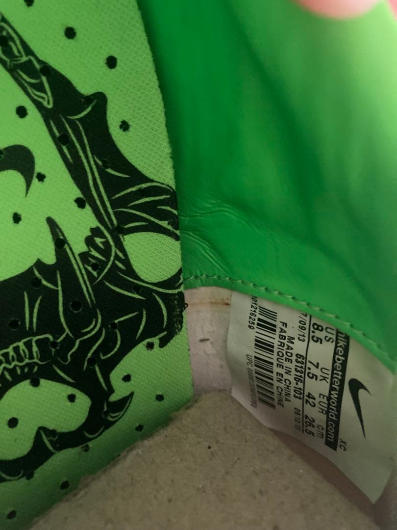 Nike サッカーシューズ ホワイト/グリーン