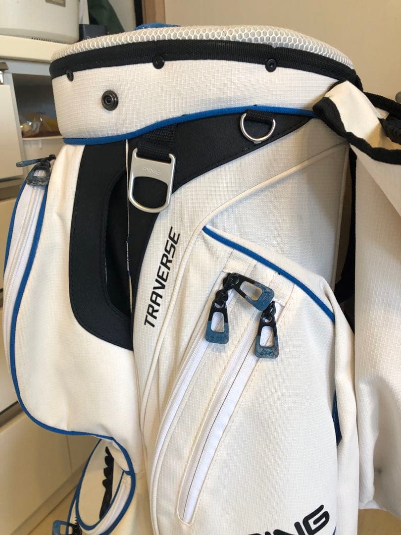 PING キャディーバッグ　軽量　白