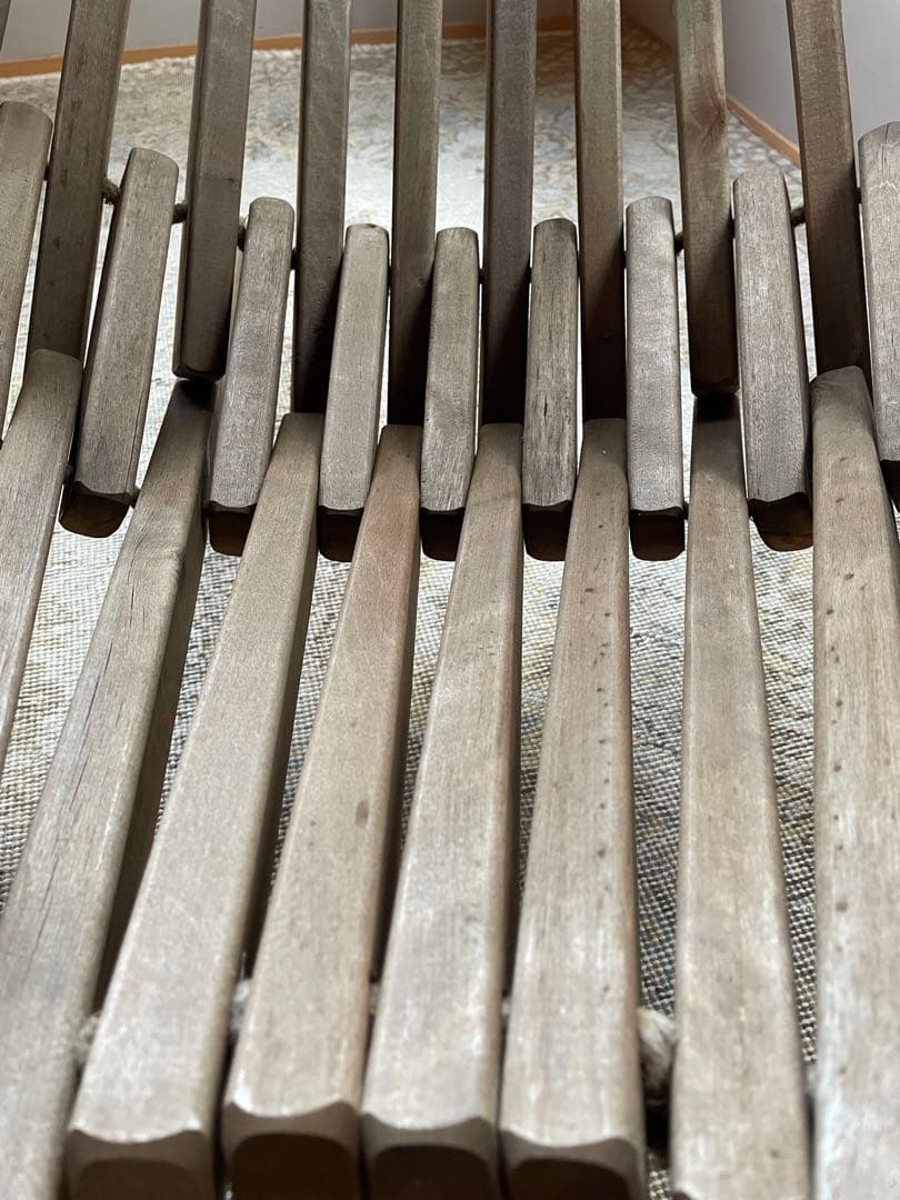 エコファーン　エコチェア　ととのい椅子　サウナチェア　ガーデンチェア　　木製