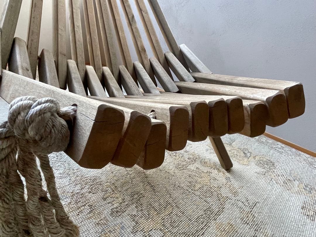 エコファーン　エコチェア　ととのい椅子　サウナチェア　ガーデンチェア　　木製