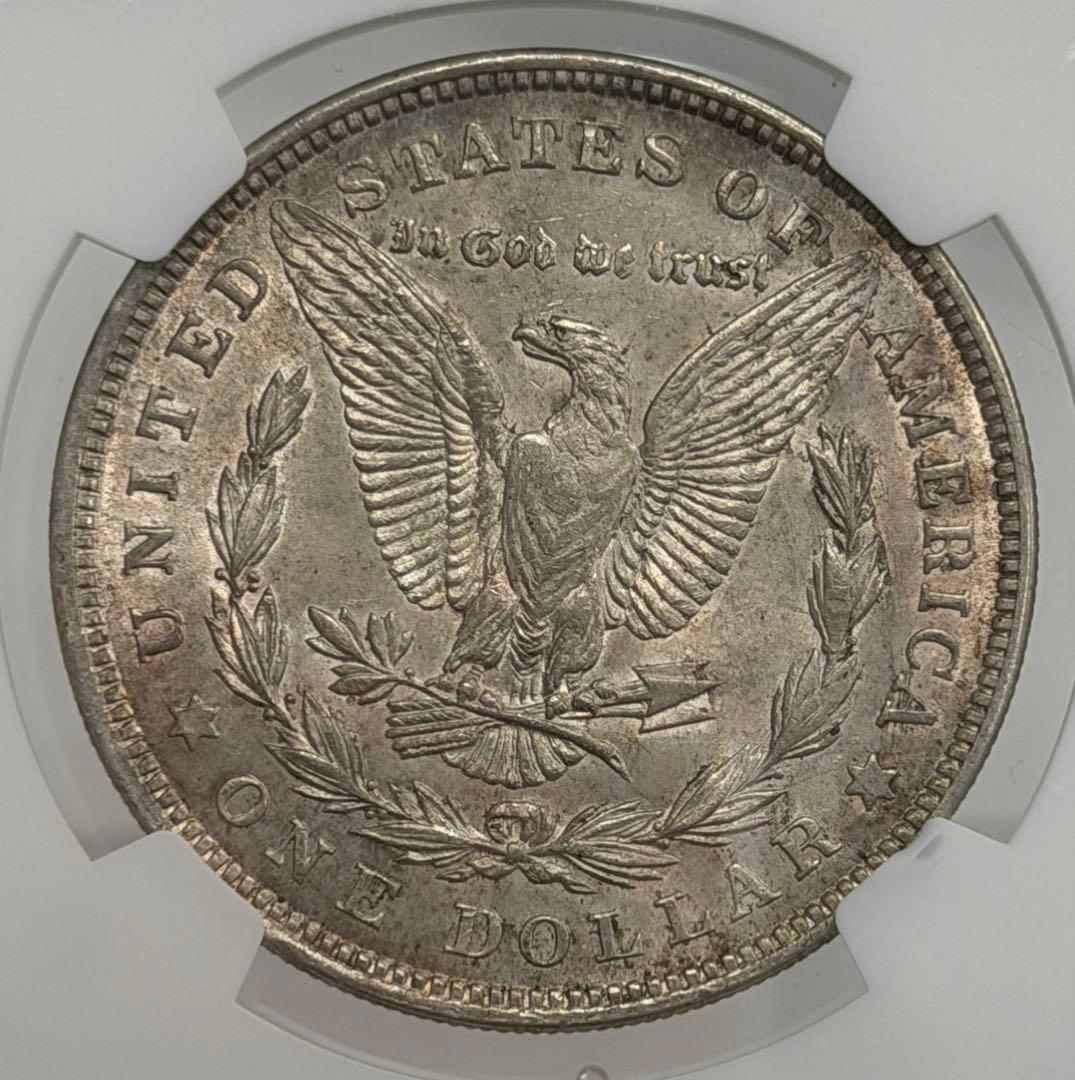 1921年 Morgan Dollar 未流通大型銀貨 NGC認証 トーン❗️