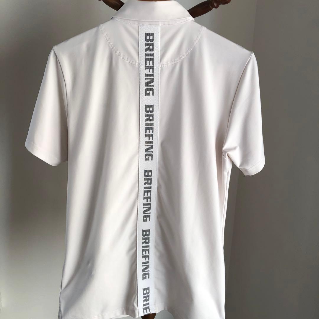 【美品】BRIEFINGポロシャツS (日本サイズM)白