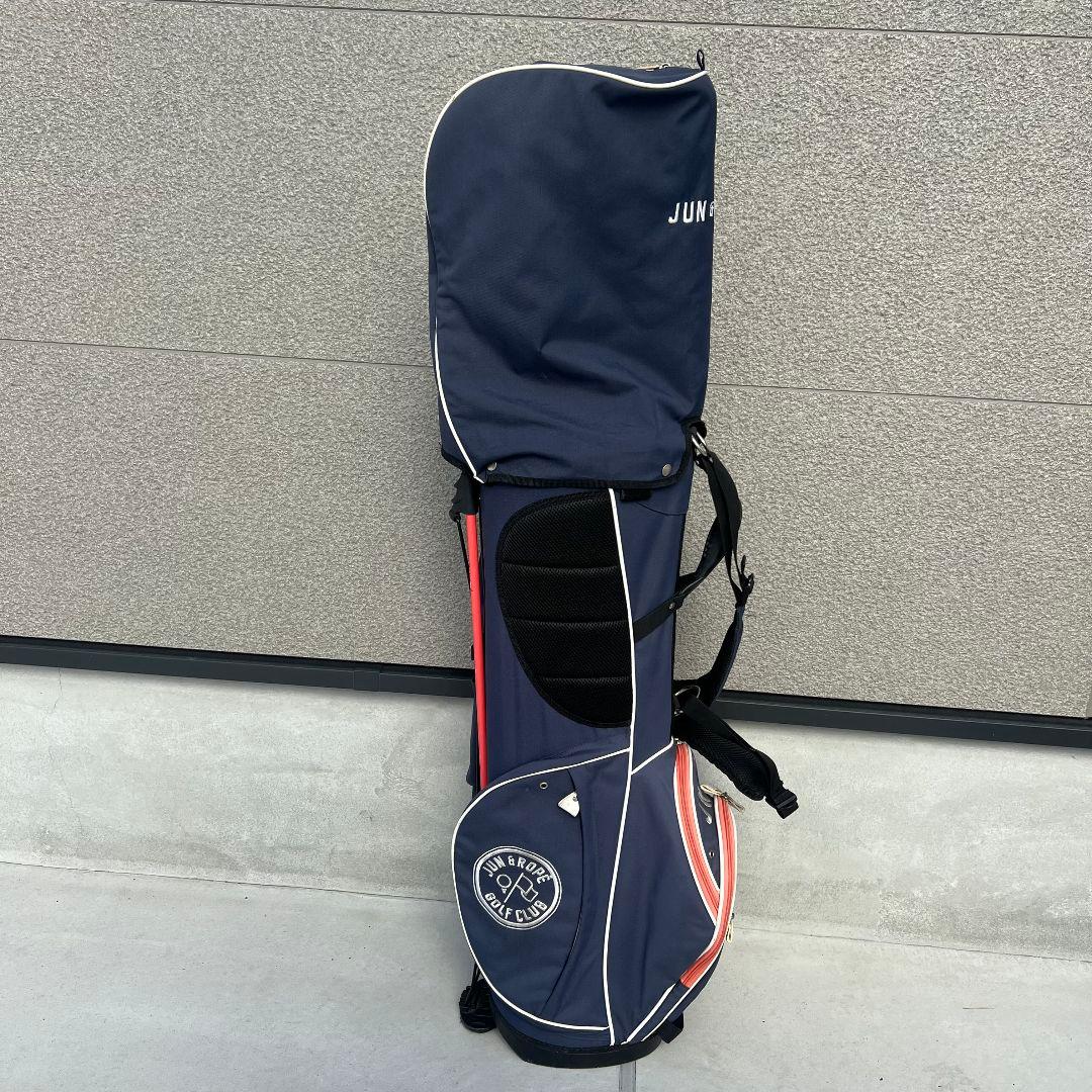 JUN&ROPE' ジュンアンドロペ　キャディバッグ スタンド　ゴルフ　ロゴ