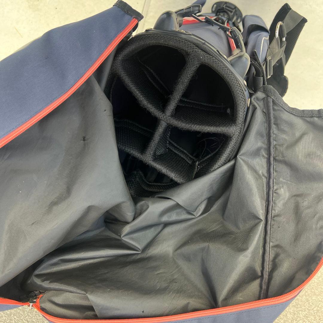 JUN&ROPE' ジュンアンドロペ　キャディバッグ スタンド　ゴルフ　ロゴ