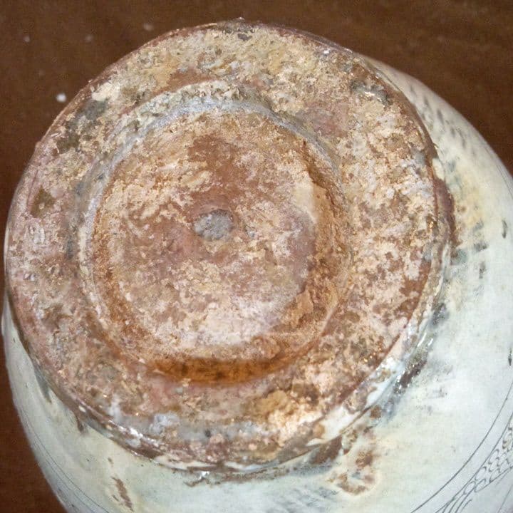 中国陶磁器　磁州窯　人物壺