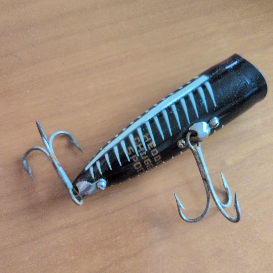 Heddon Chugger Spook ブラック トップウォーター　オールド