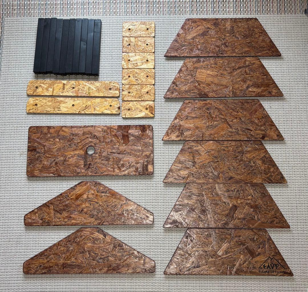 axl、ヘキサテーブル65 ウォールナットニス仕上げ　高さ35cm