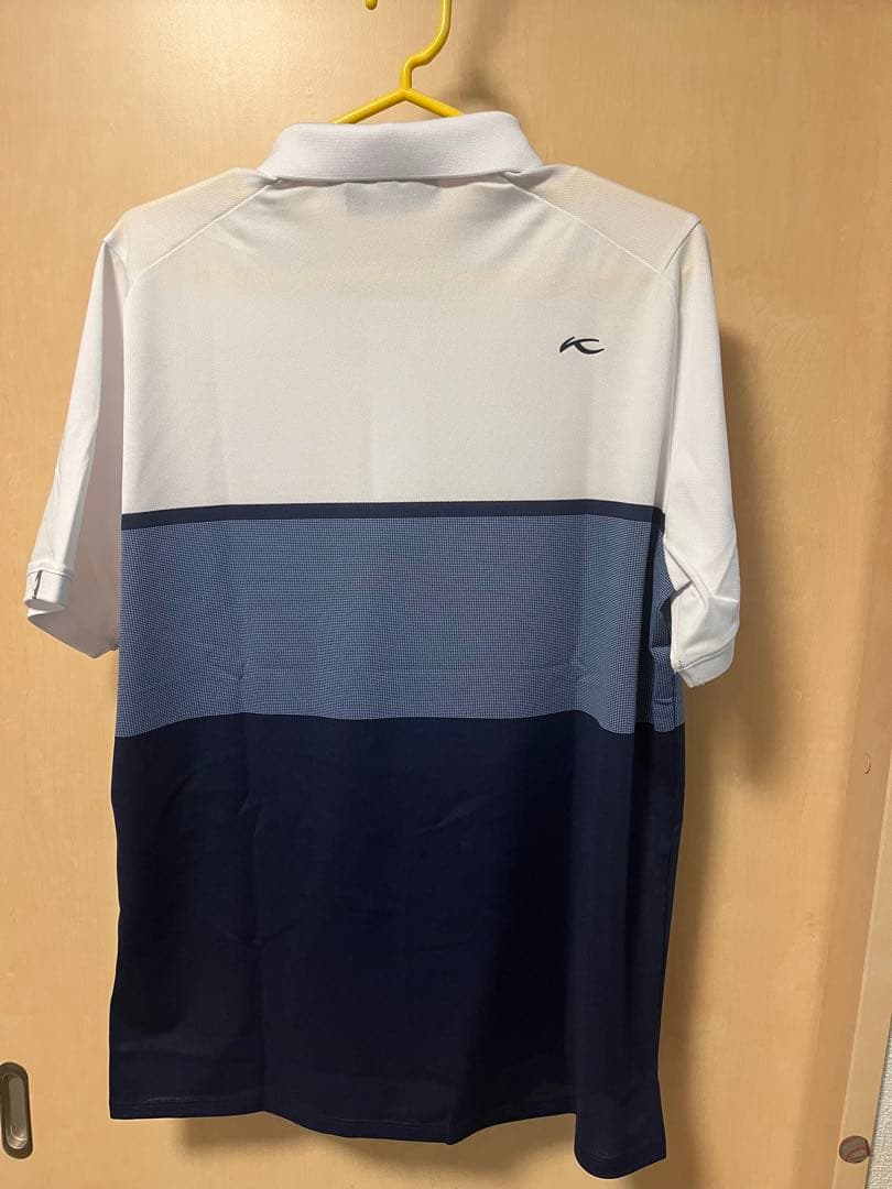 KJUS ポロシャツ UPF30+ ホワイト/ブルー/ネイビー