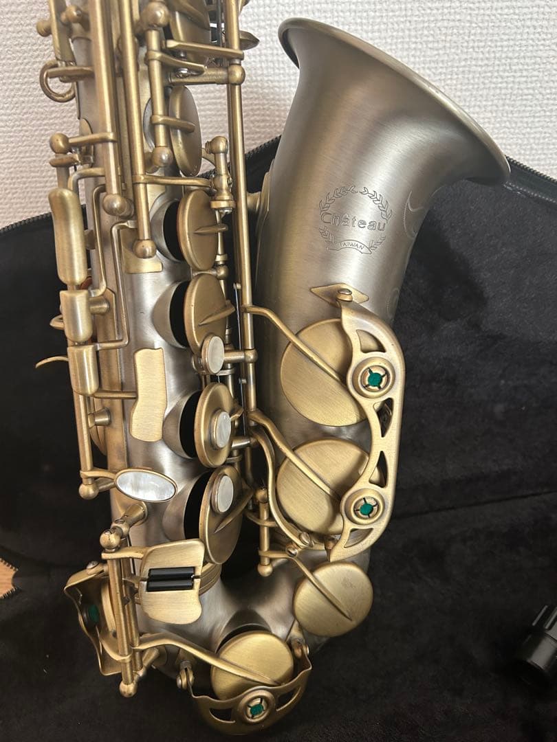 【極美品・即戦力】シャトー アルトサックス CAS-HNS（管体銀メッキ仕上げ）