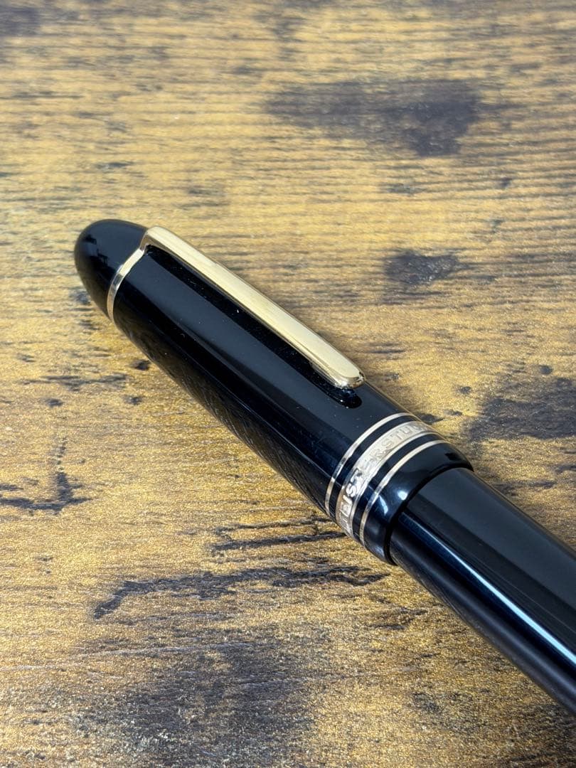 筆記確認&洗浄済　三帯　ヘミングウェイ芯 18K モンブラン　万年筆　中字