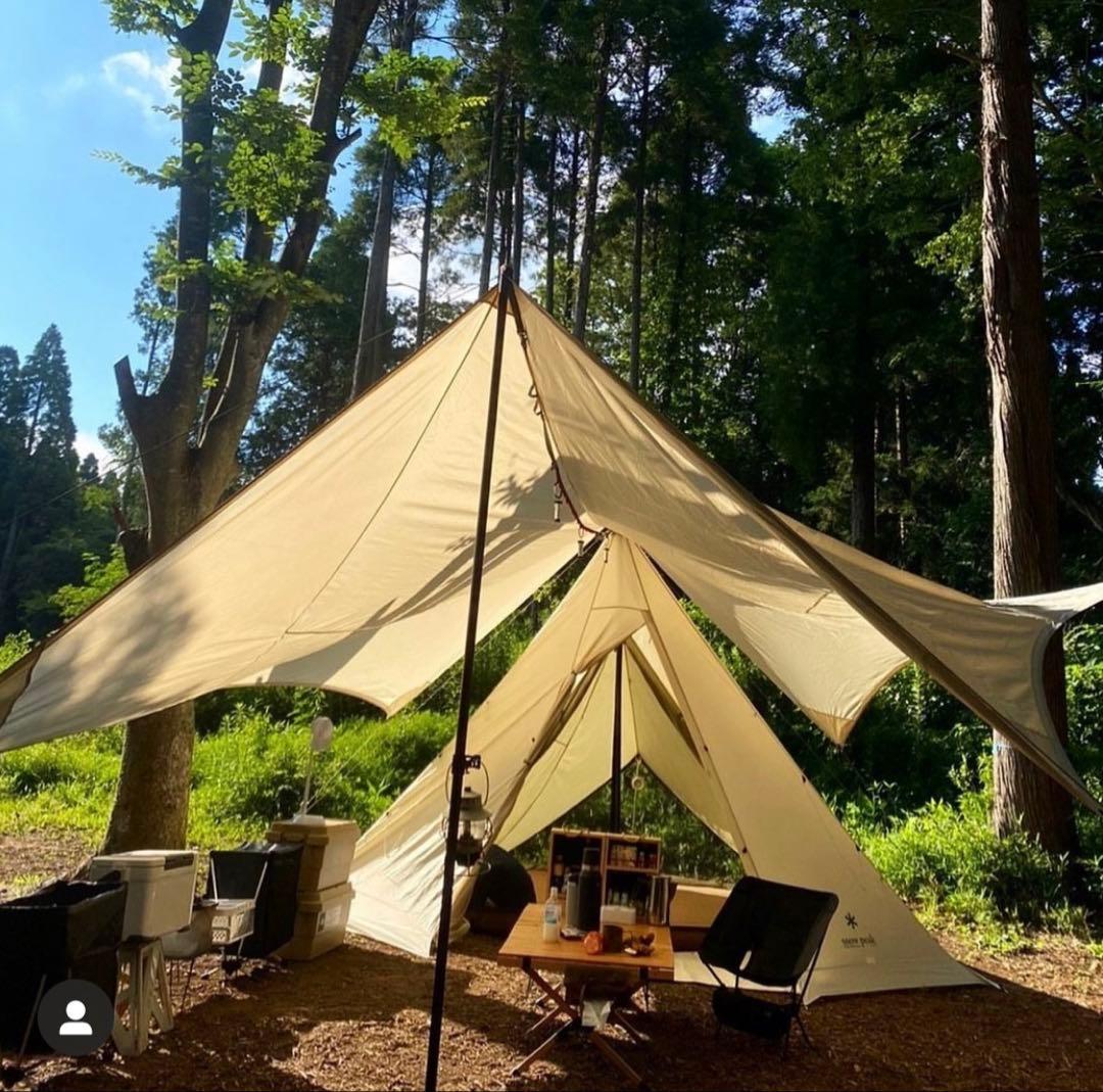 【最終】スノーピーク タープエクステンションテント4アイボリー FES-432