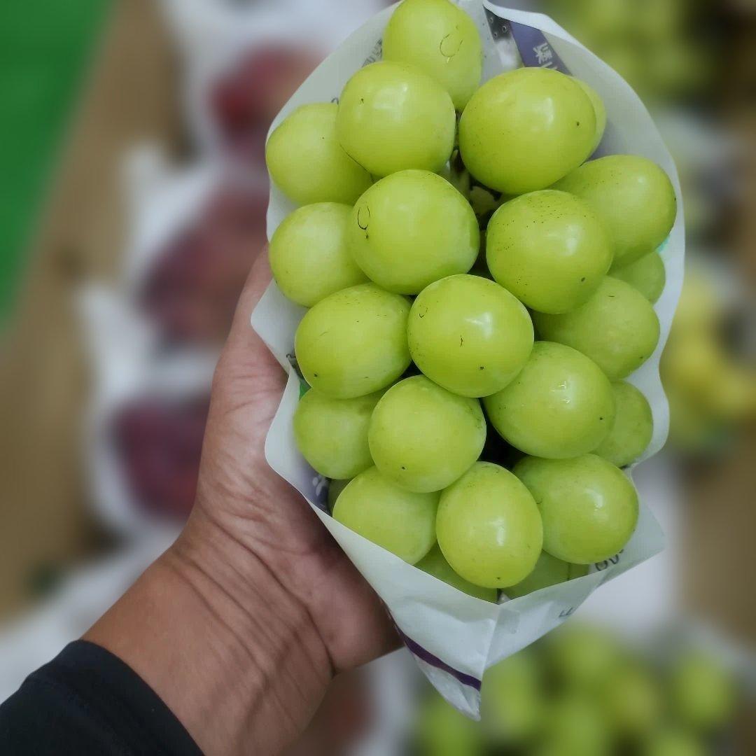 4️⃣ 山梨県産 シャインマスカット＆スカーレット １０房入り 箱込み5.4キロ