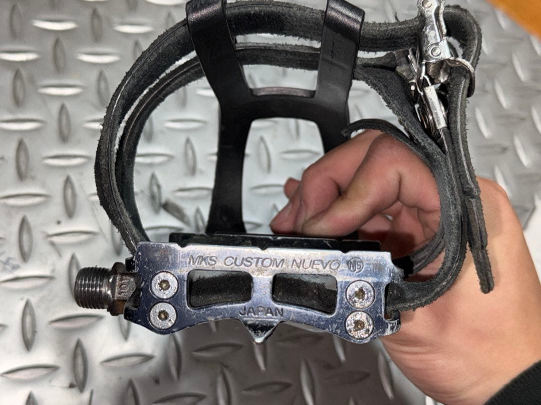 ピスト ペダル トゥークリップ MKS NJS