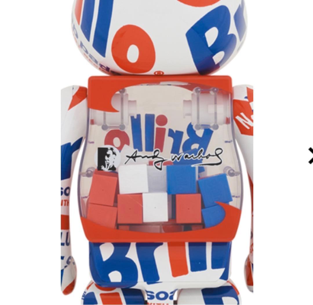 ミリタリー Bearbrick ANDY WARHOL Brillo 2022 1000%