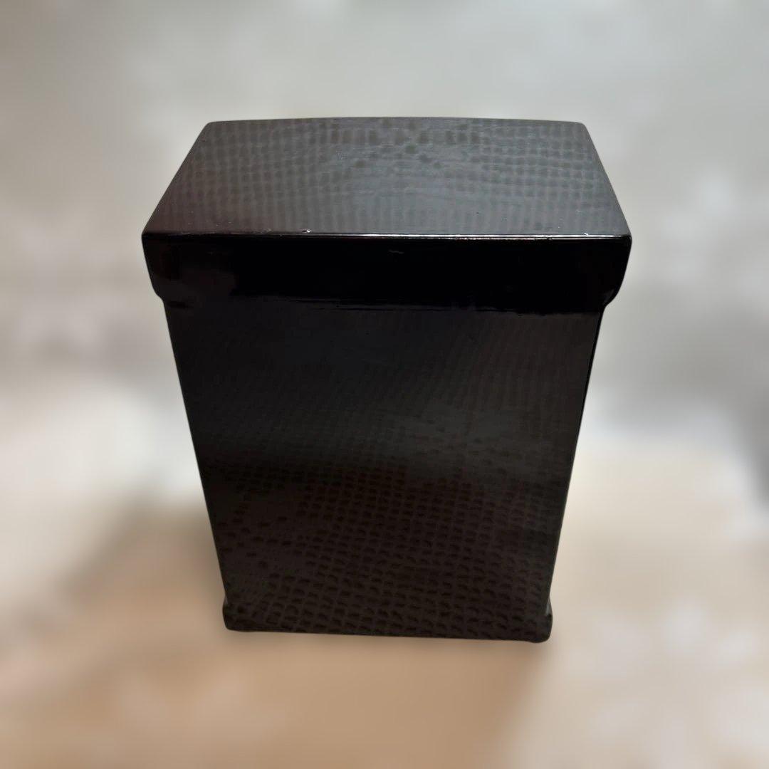 韓国漆器 螺鈿細工 貴重漆塗り高級　鶴と松の貴重箱と宝石箱2セット