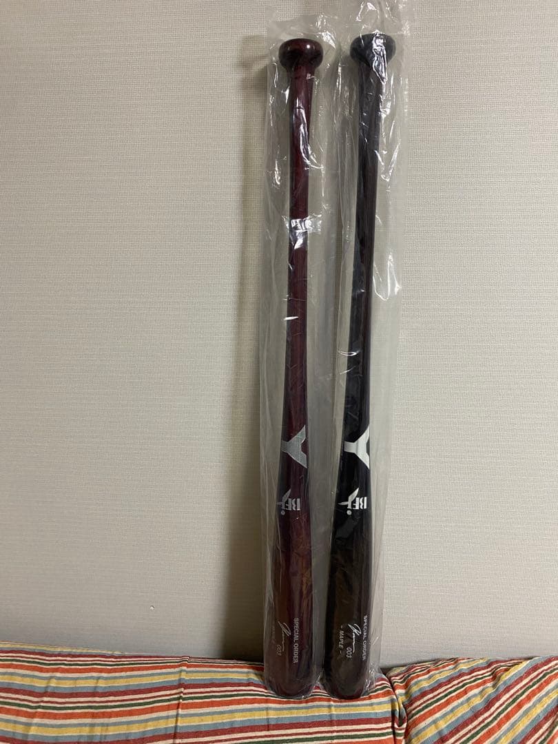 ヤナセ スペシャルオーダー 硬式木製バット 2本セット