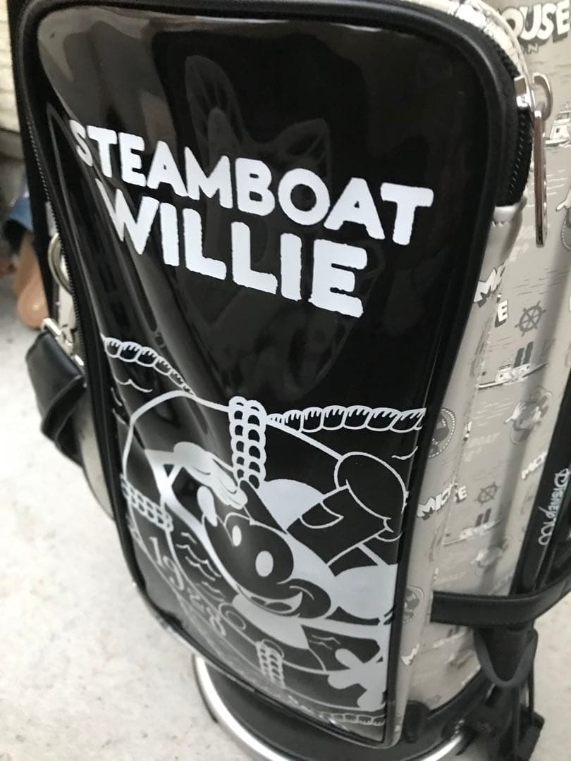 Lyny Disney100 ミッキーマウス キャディバッグ グレー・ブラック