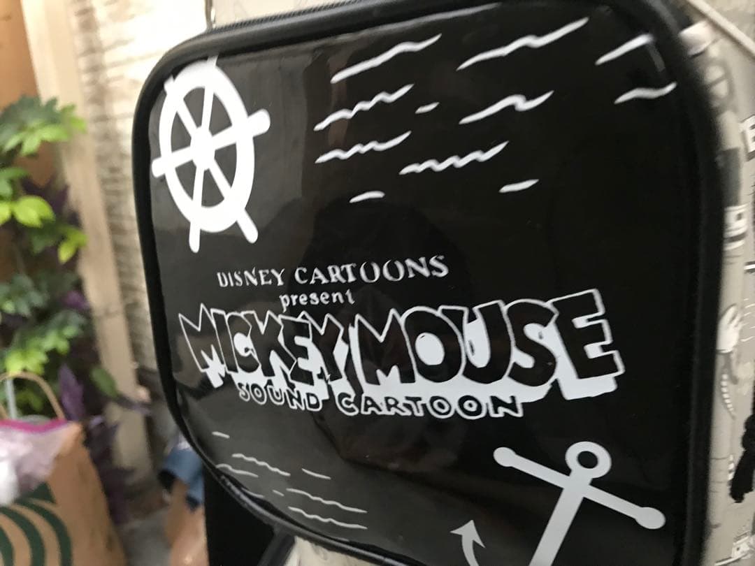 Lyny Disney100 ミッキーマウス キャディバッグ グレー・ブラック