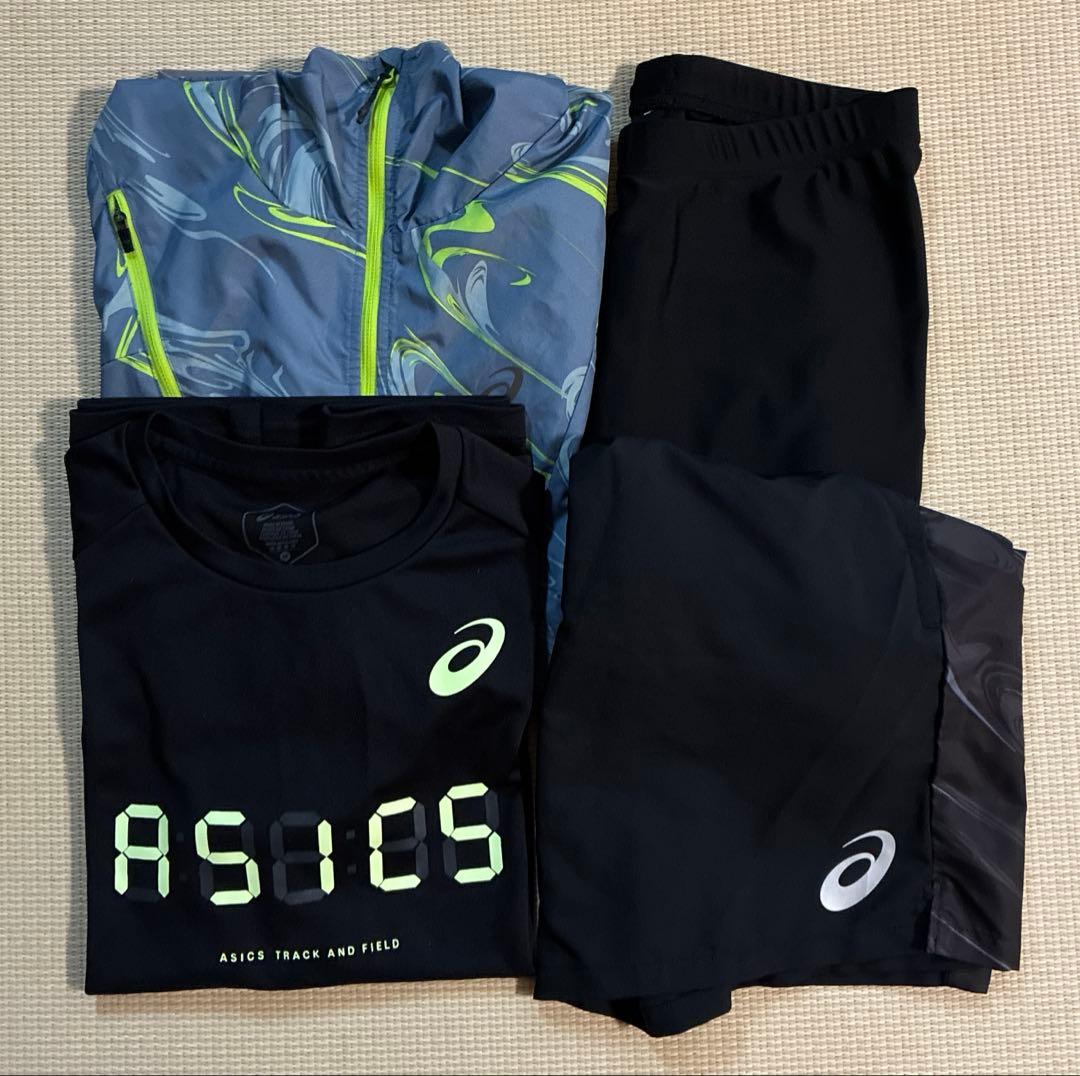 asics ランニングウェアセット
