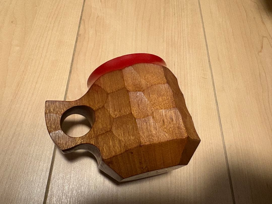 アキヒロウッドワークス　JINCUP 赤漆 M ジンカップ