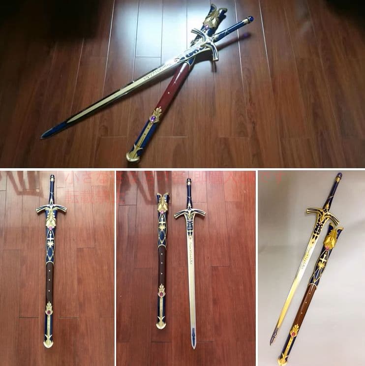 FATEシリーズセイバー王選石中剣 模造刀·模擬刀 古兵器 武具