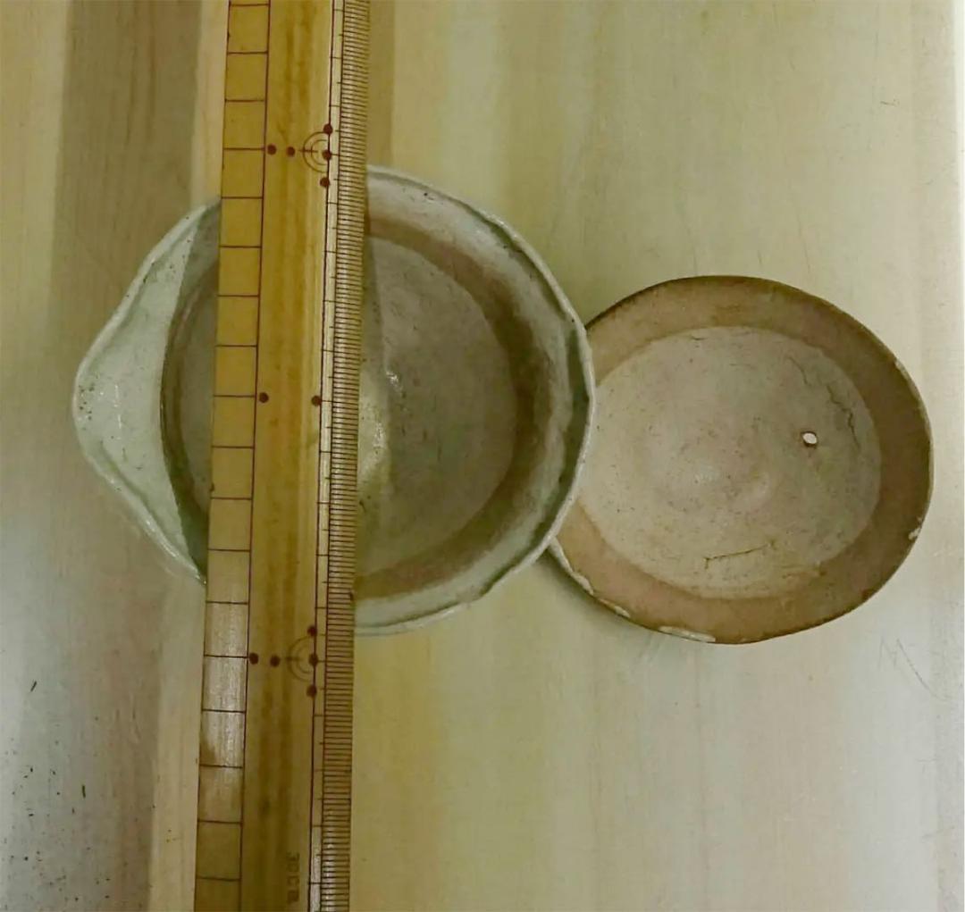 17    加藤麦岱麦　湯呑み1客　急須　湯冷まし