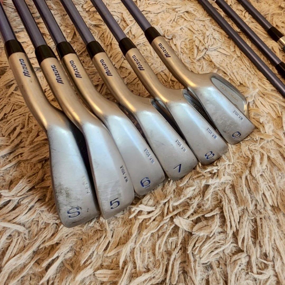 【良品】ミズノ レディース クラブセット 9本 Mizuno ZEPHYR《L》