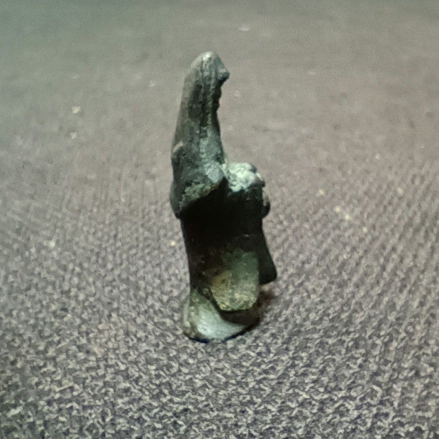 兜仏　兜守　観音様　古銅　高さ約3.6cm アンティーク　骨董　カ10