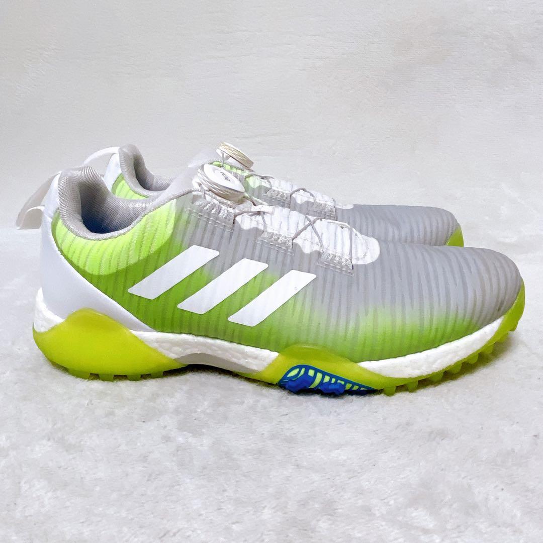 adidas　コードカオスBOA　ゴルフシューズ　26.5cm　スパイクレス　緑