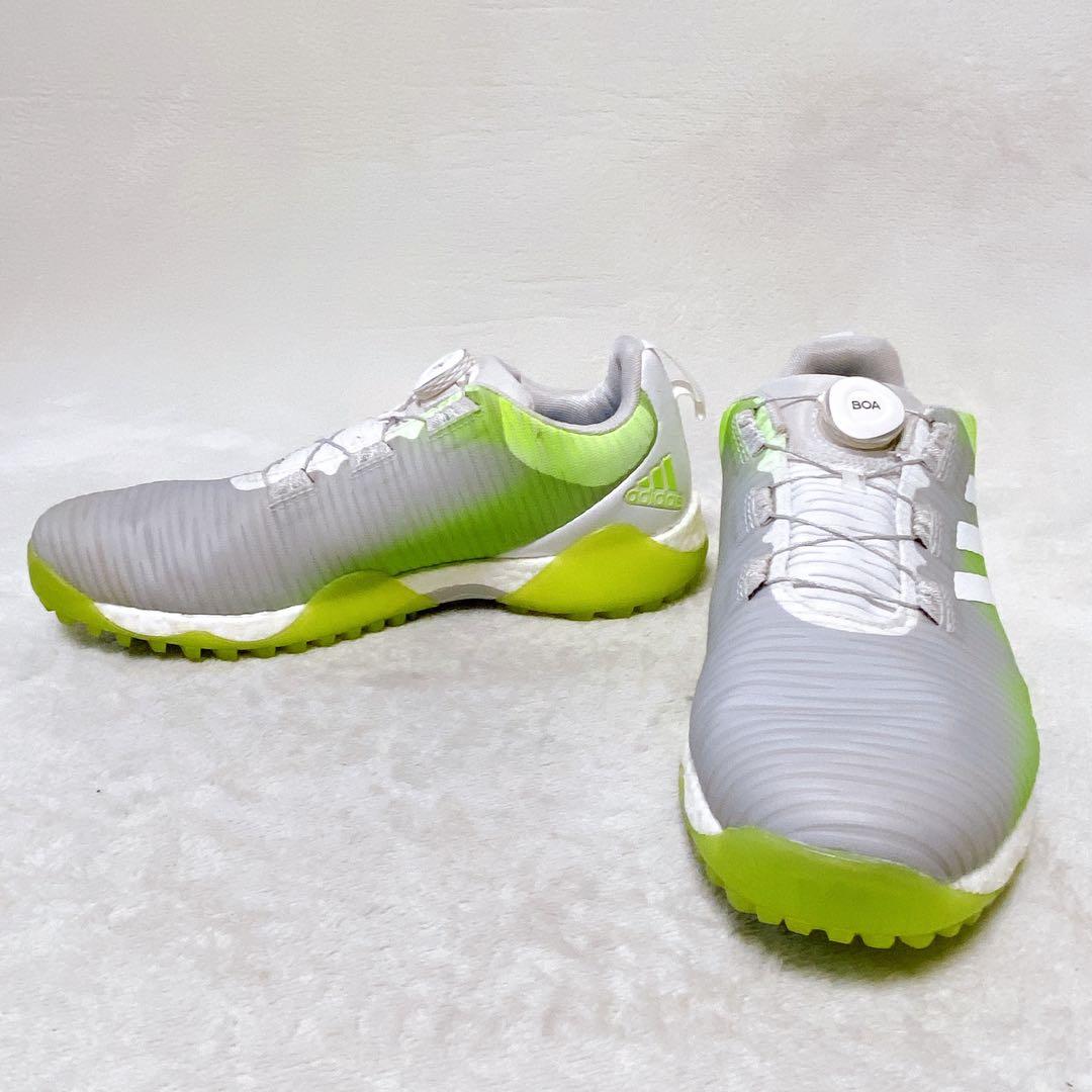 adidas　コードカオスBOA　ゴルフシューズ　26.5cm　スパイクレス　緑