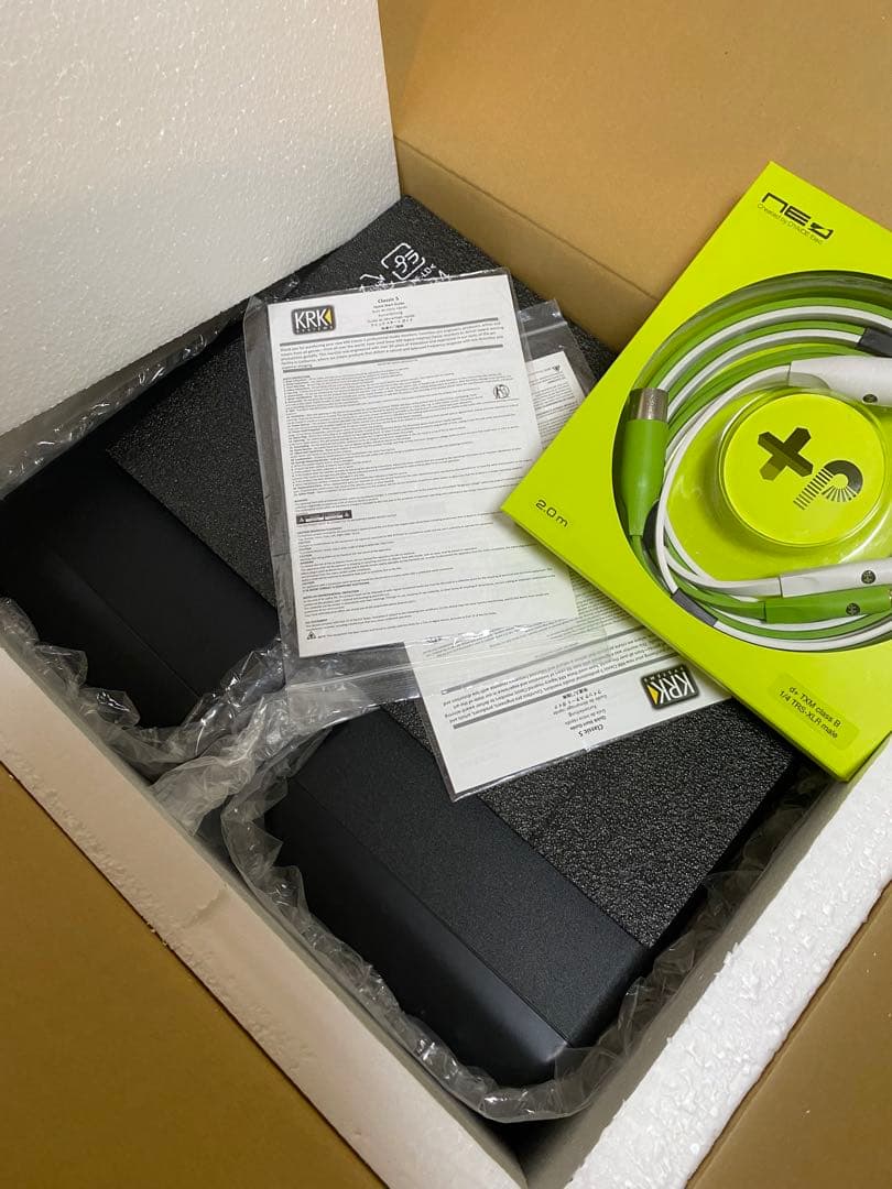 【極美品】KRK CLASSIC 5 スタジオモニタースピーカー