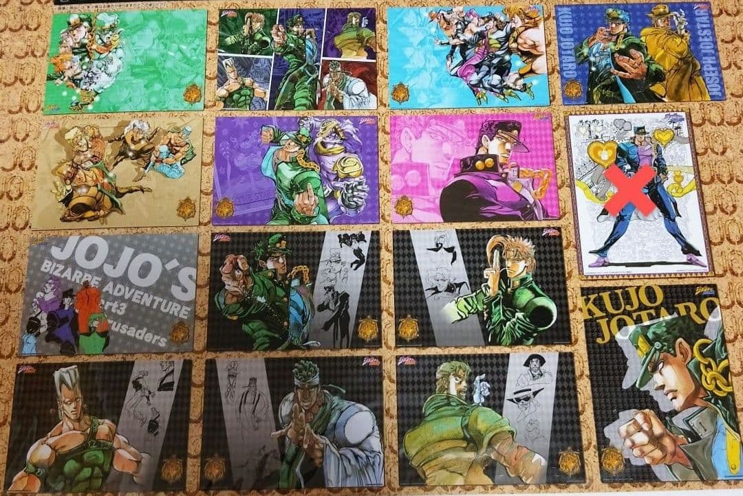 一番くじ ジョジョの奇妙な冒険 H賞 マット 14種 セット 希少