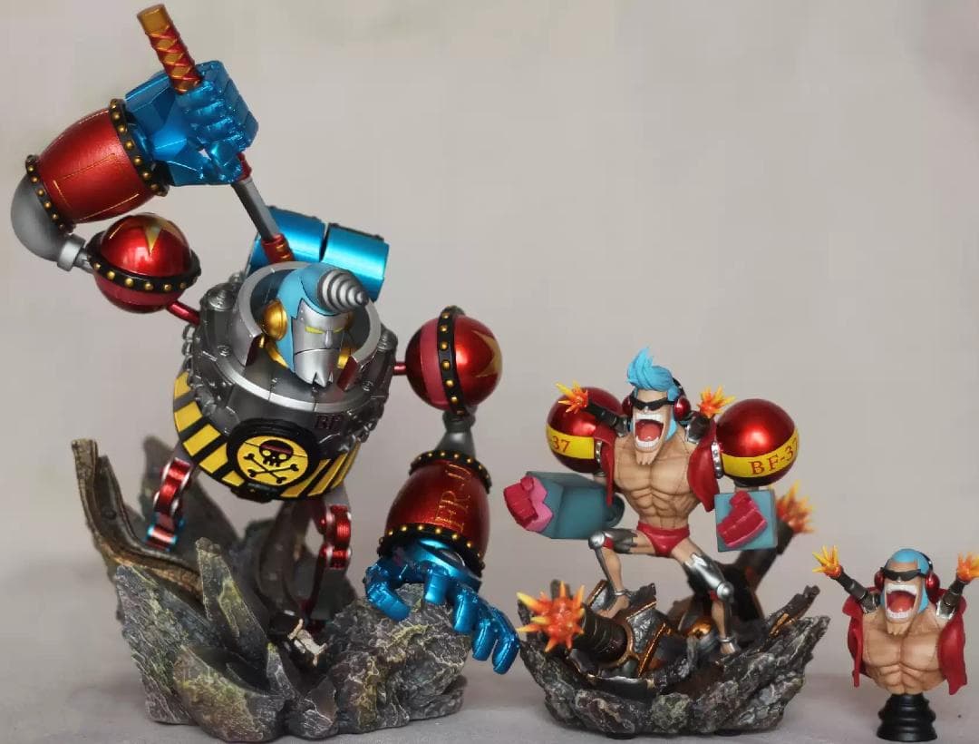 ワンピース フランキー&将軍 2体セット ガレージキット ワーコレフィギュア